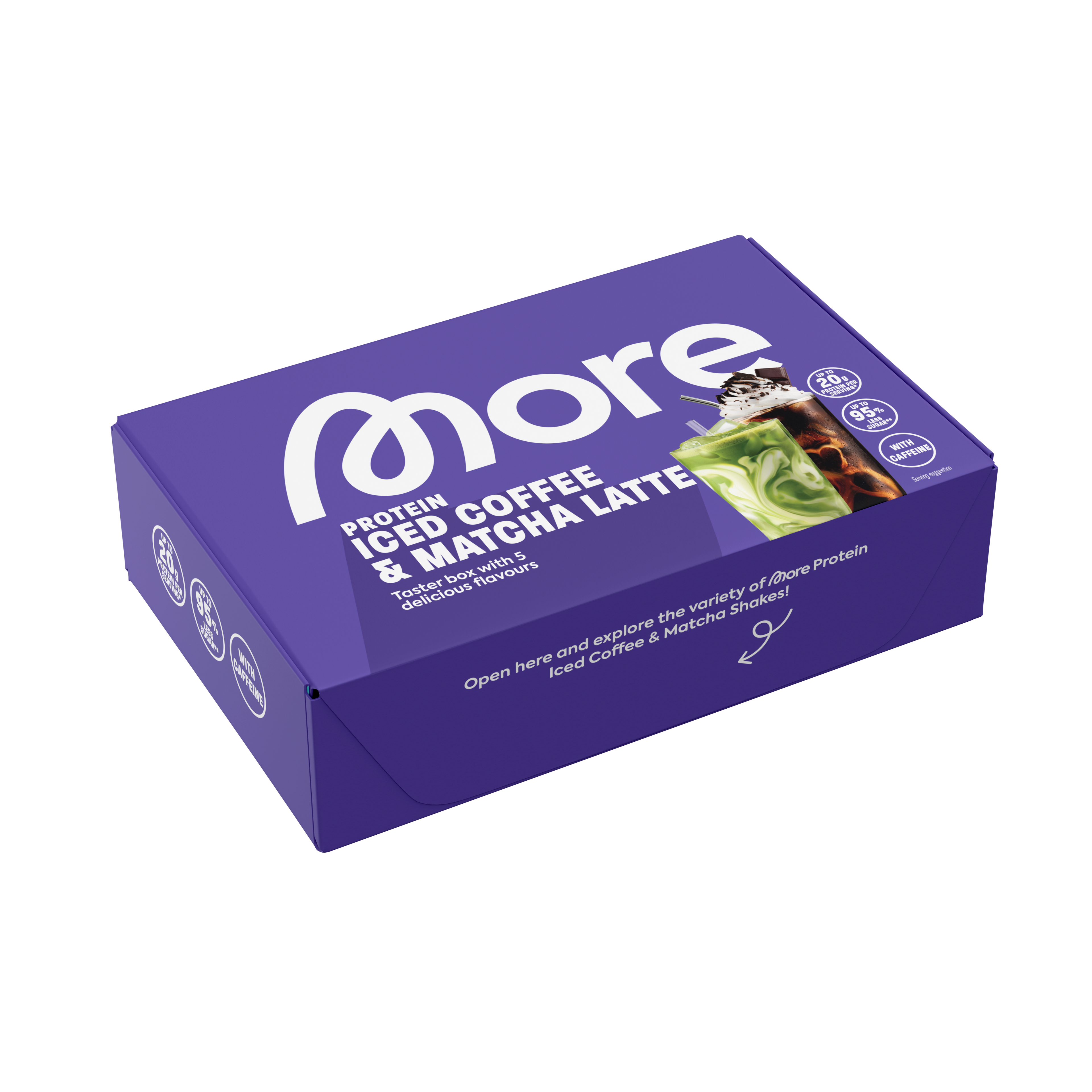 Proteineis-Kaffee- & Matcha-Latte-Probierbox
